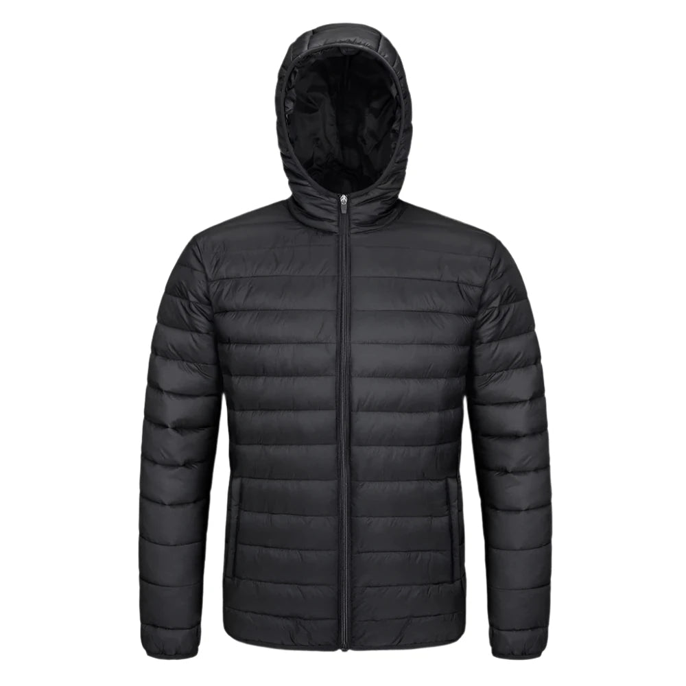 Zip Up Puffer Hooded Jacket