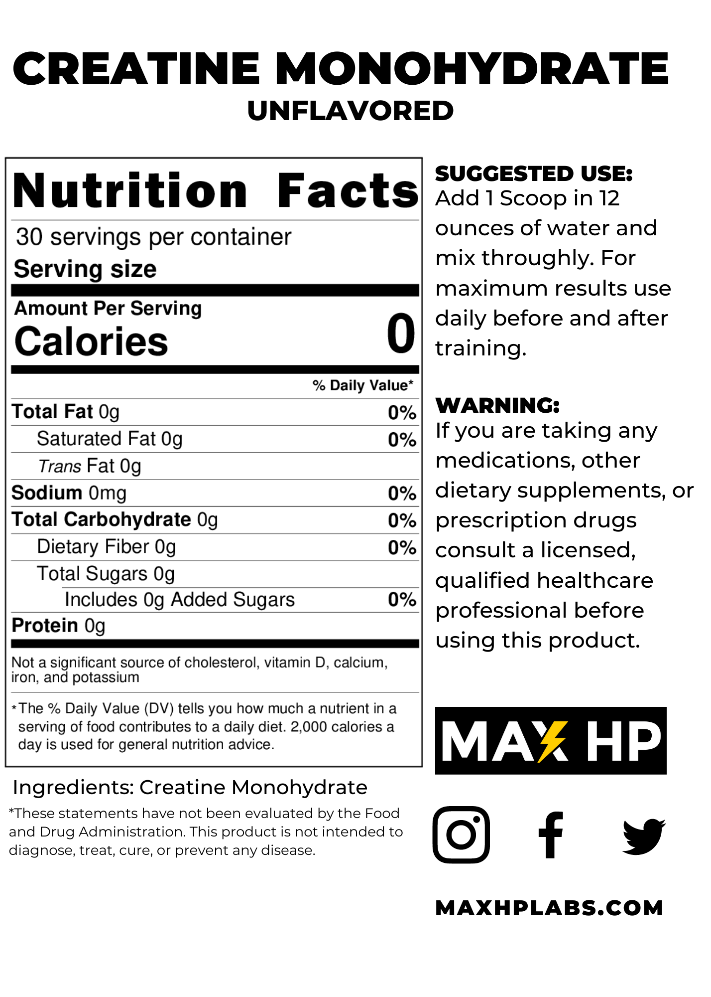 Creatine Monohydrate