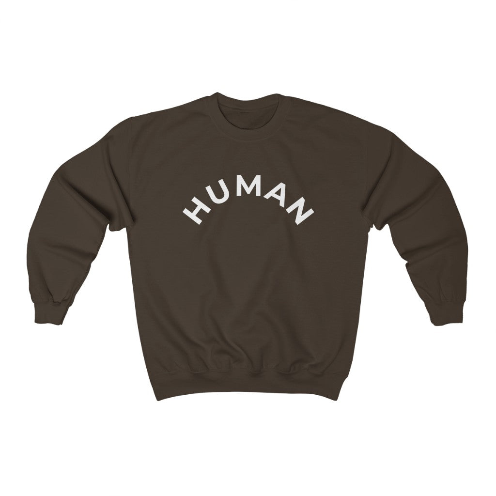 Dark Chocolate - Human Crewneck Sweatshirt