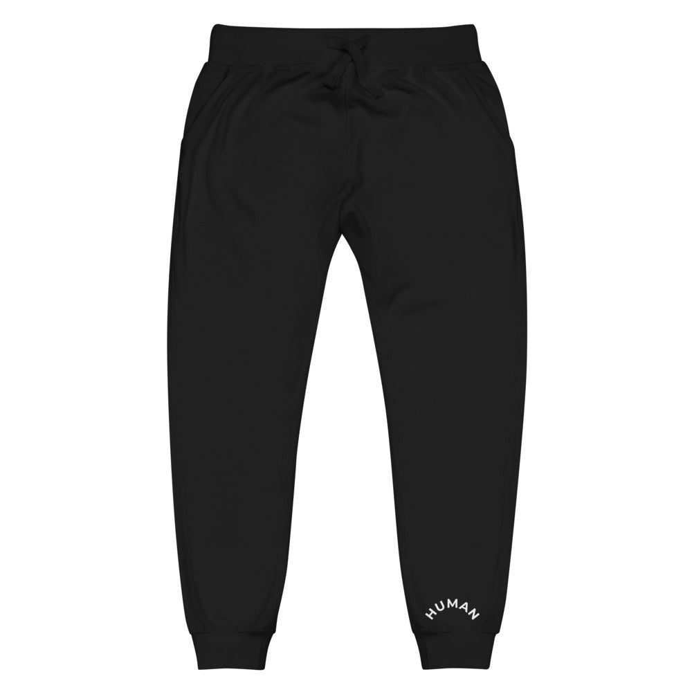 Unisex Human Fleece Sweatpants