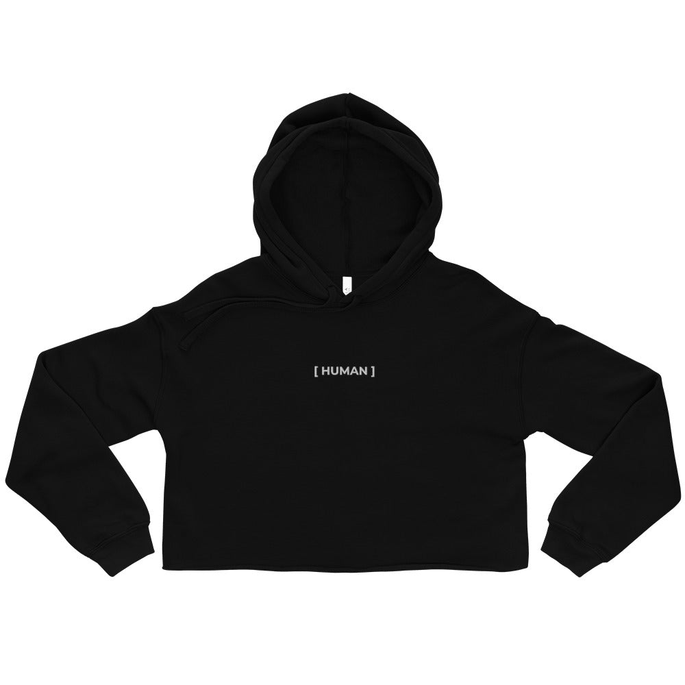 Women [ HUMAN ] Crop Hoodie